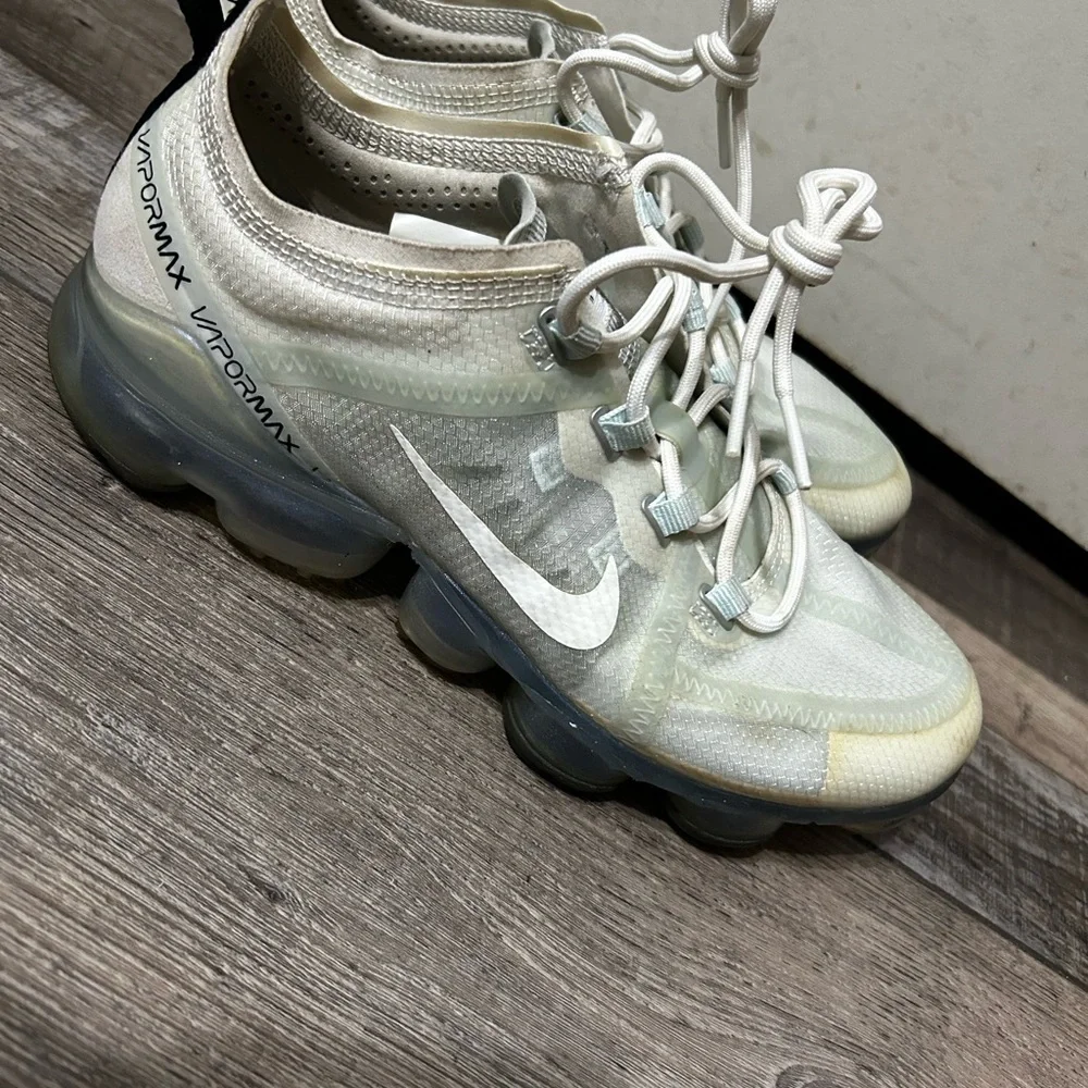 Nike VaporMax Sneakers - Ice white iridescent blue/ purple glitter side soles